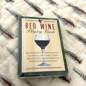 Brand new red wine playing cards!  Makes a unique gift!